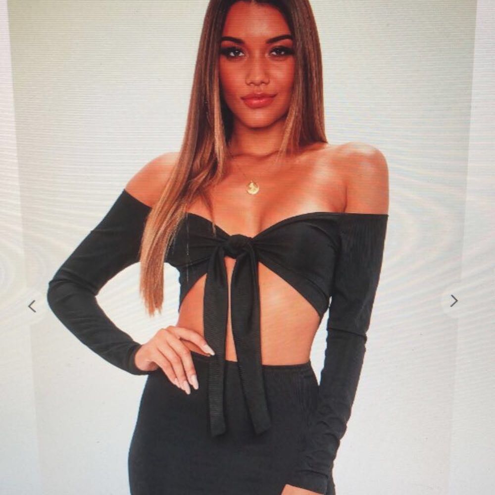 Tie front top